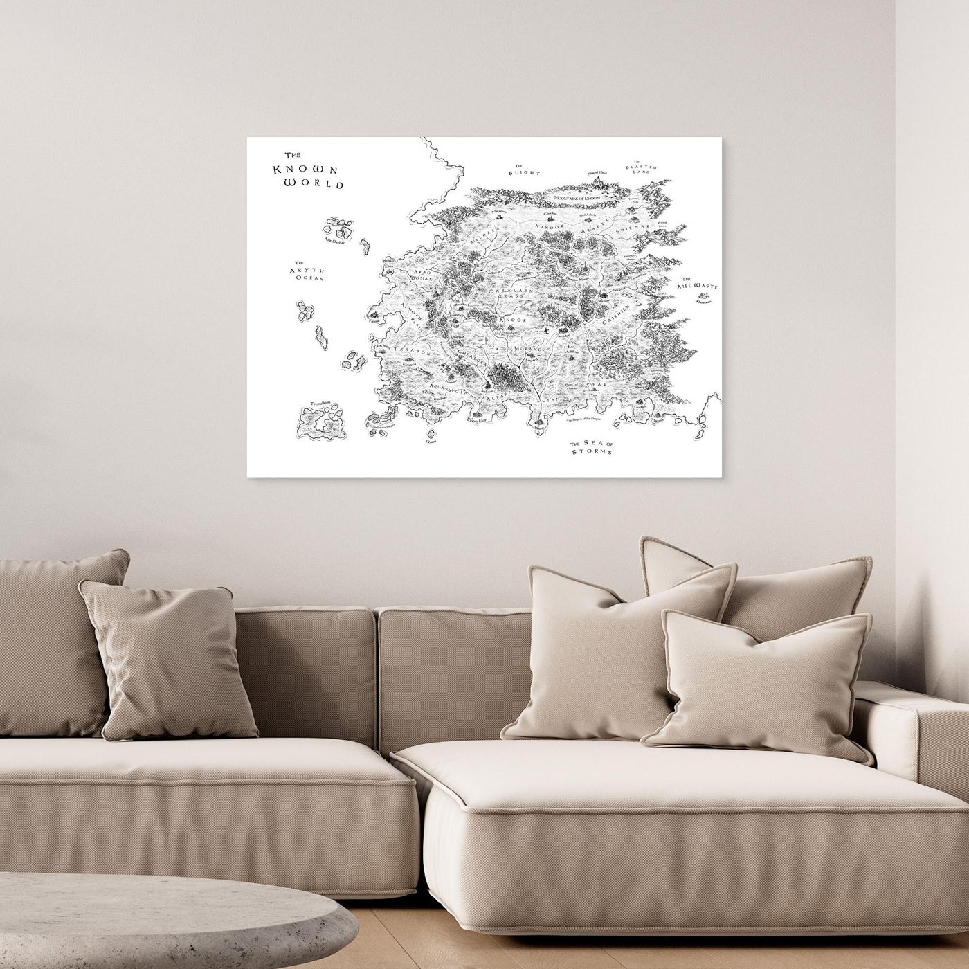The Known World Map