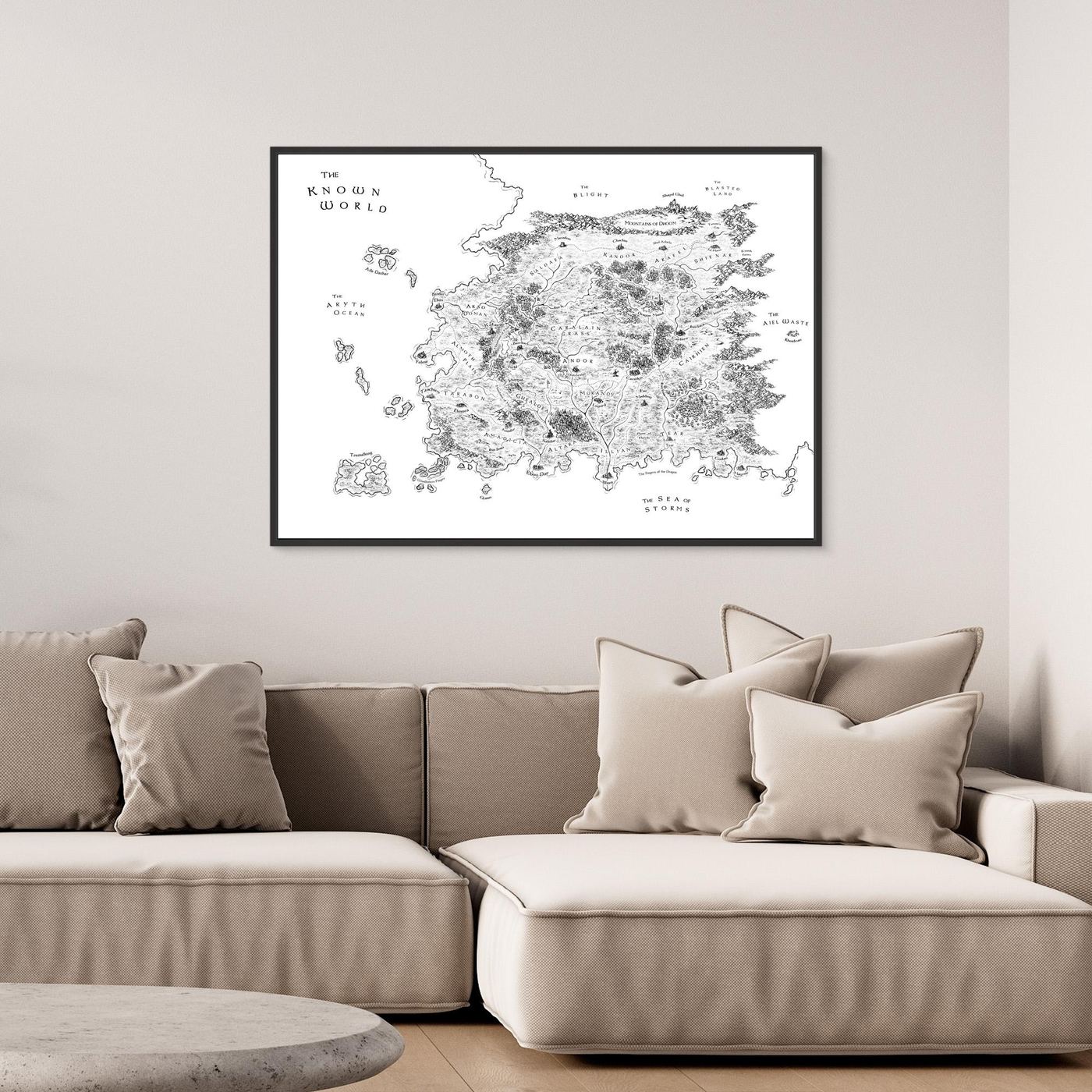 The Known World Map