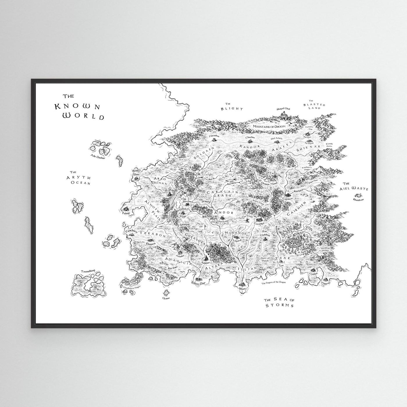 The Known World Map